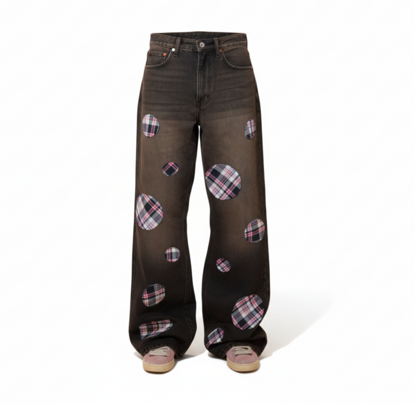 Patchwork Statement Pants