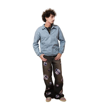 Patchwork Statement Pants