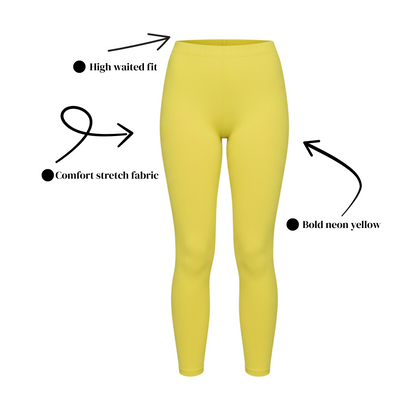 Too Much Neon Rebel Leggings